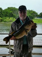 Mike Calloway with a 8.11 lb Big Bass at West Lake Toho on 5-20-18